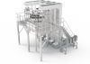Puffed food mix weighing and packaging system