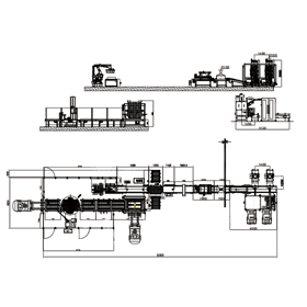 Starch filling and palletizing line by valve bags.png