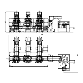 Pet food weighing and packaging system with variable weights.png