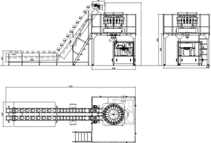 Nuts mix weighing and packaging system