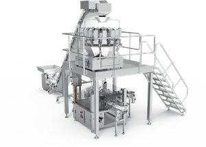 Gummies weighing and filling system