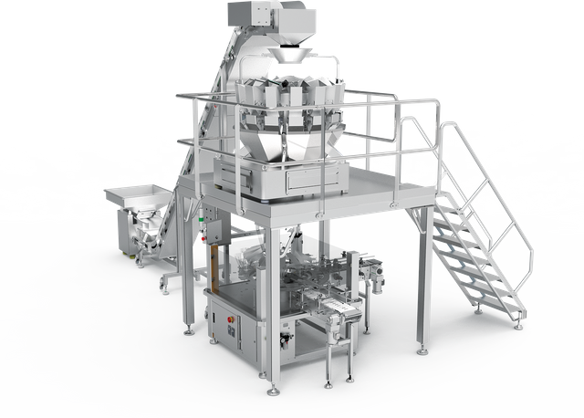 Gummies weighing and filling system