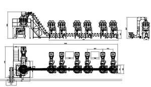 Mixed nuts weighing and packaging system