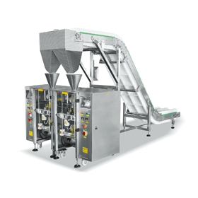 Conveying and packaging system for noodles.png