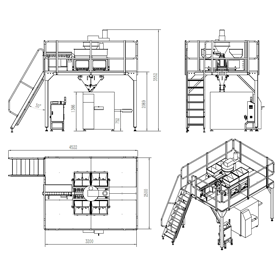 Mixed grains weighing and packaging system.png