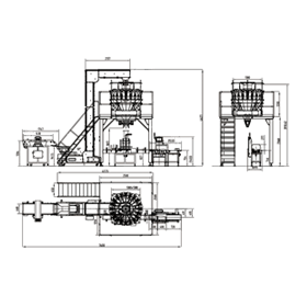 Weighing and filling system for puffed food (paper tube box).png