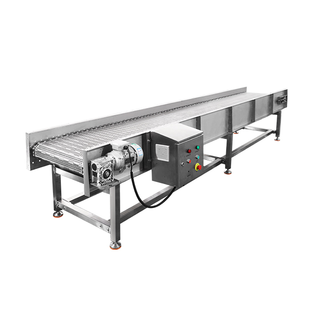 Stainless Steel Mesh Chain Conveyor | Custom Industrial Conveyor Line Solutions