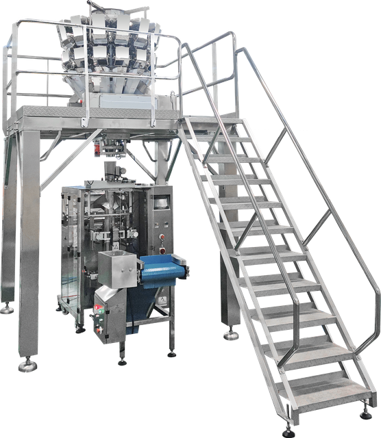 Weighing and packaging system for long strip materials