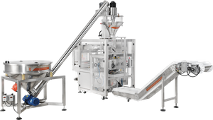 Powder weighing and packaging machine