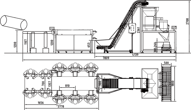 Crayfish weighing repeat inspection acquisition system