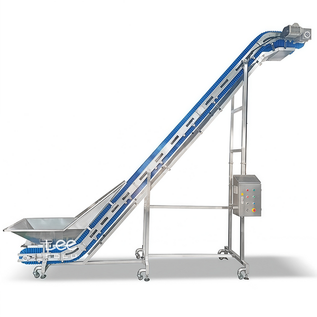 Plastic Belt Inclined Bucket Conveyor