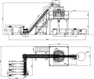 Peppers automatic weighing & Semi-automatic bag packaging system