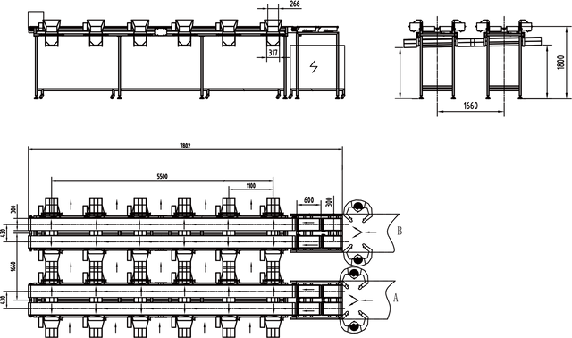 Dual-lane live fish sorting system