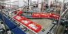 Fully-automatic pork processing and weighing production line