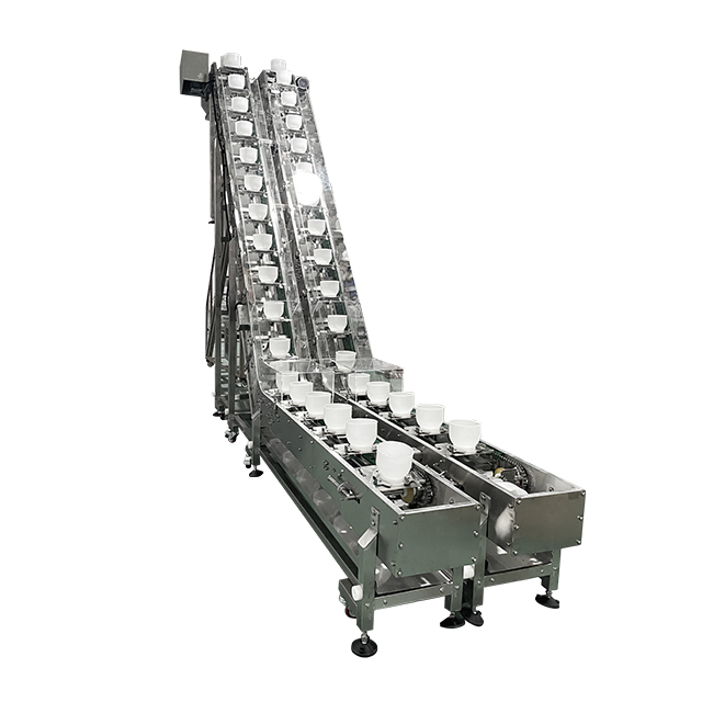 Fully Enclosed Bowl Elevator with Transparent Cover Dust-Free Sanitary Material Secondary Elevation Solution